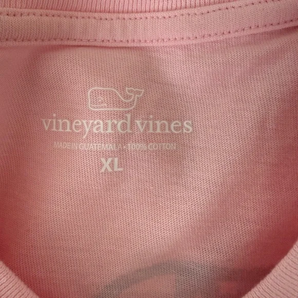 Vineyard Vines Light Pink Pocket Tee with Whale Logo- women - Picture 3 of 3